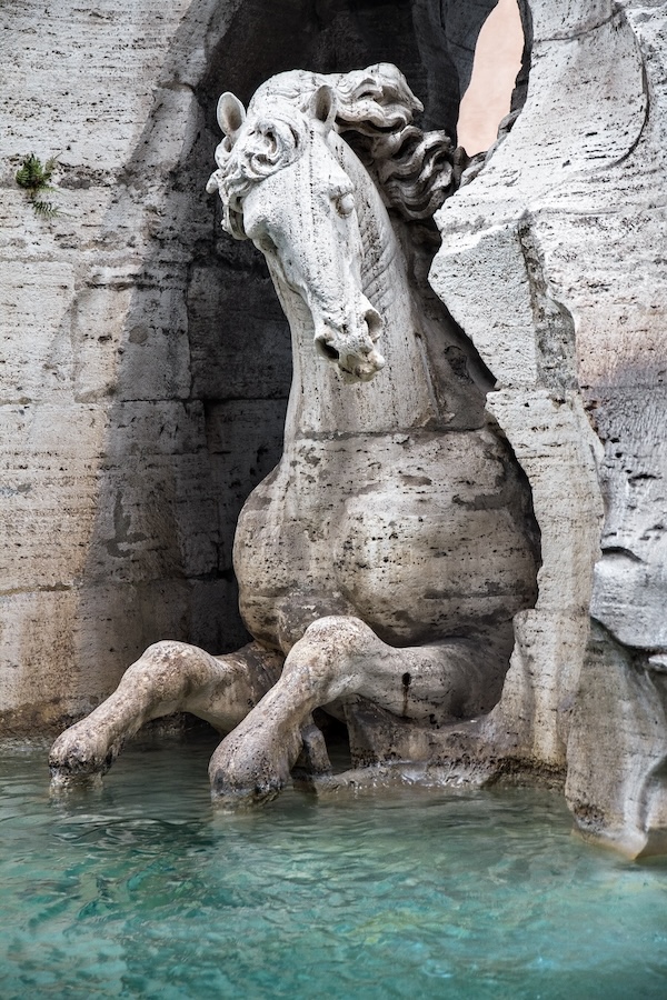 Cheval de la Fontaine de Piazza Navona