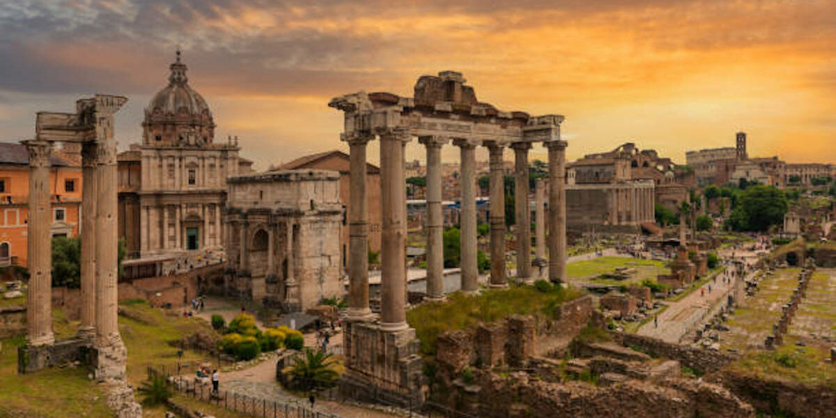 Forum romain ruines - Les Escapades à Rome