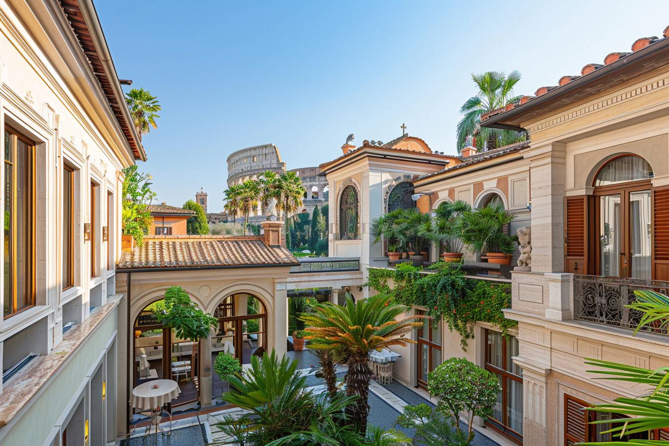 Les quartiers historiques : séjourner dans un hôtel à Rome près du Colisée ou du Vatican