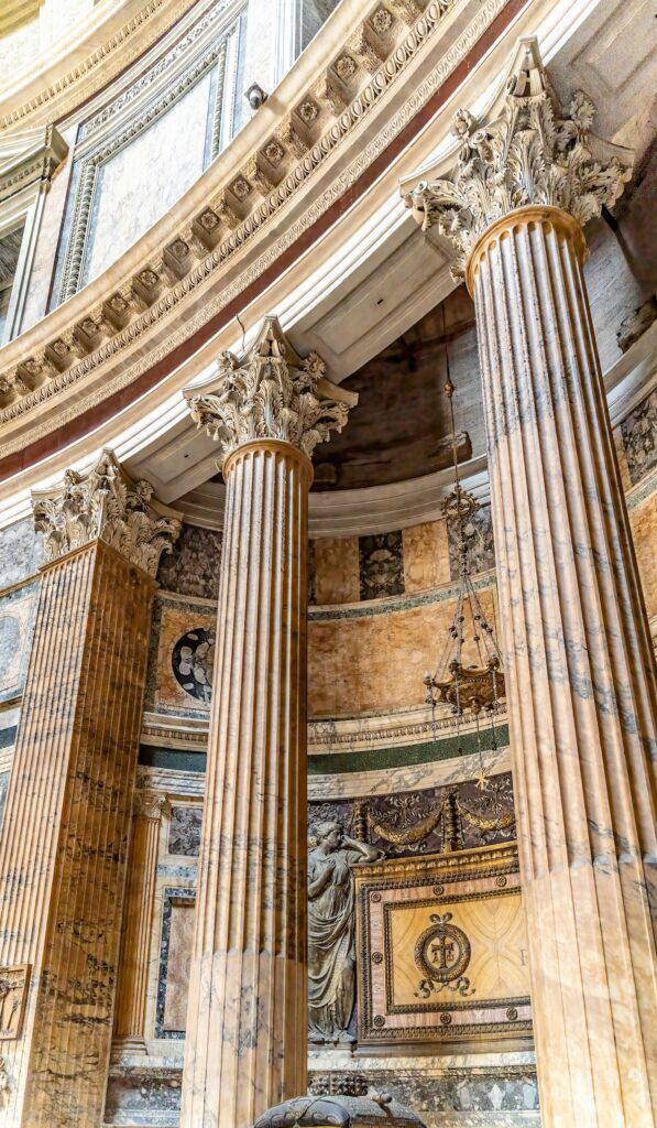 pantheon rome colonnes -Les Escapades à Rome