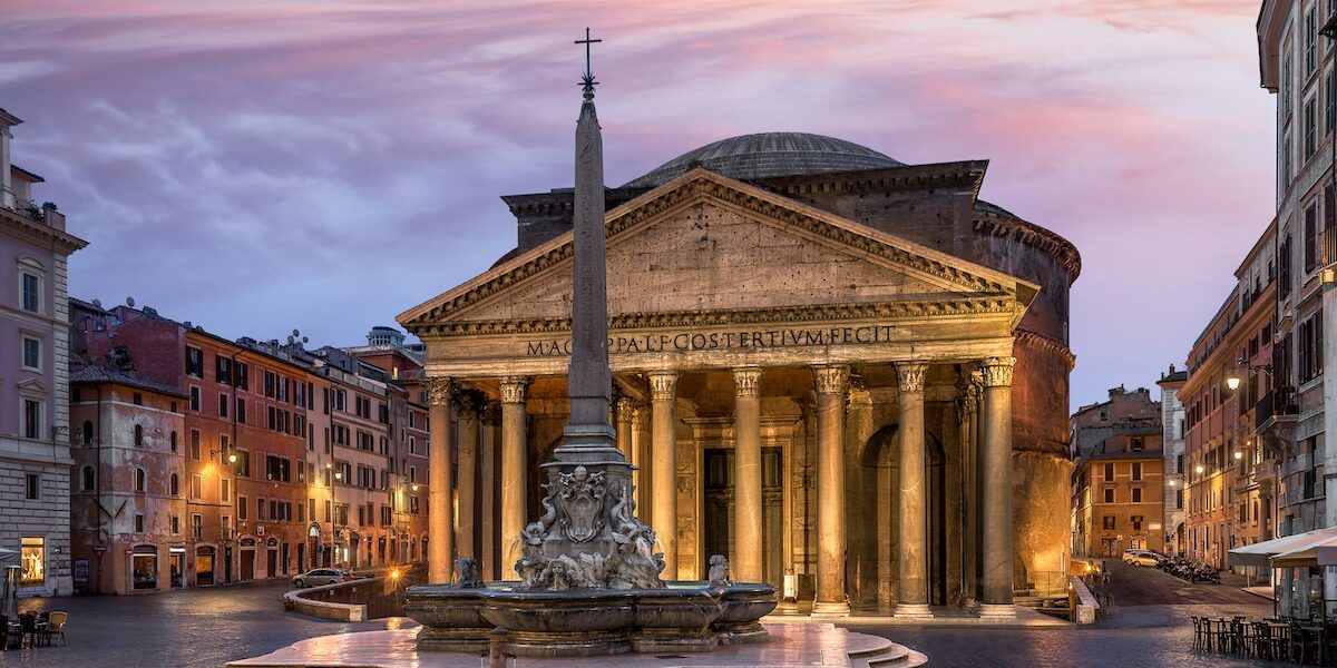 Pantheon rome nuit - Les Escapades à Rome