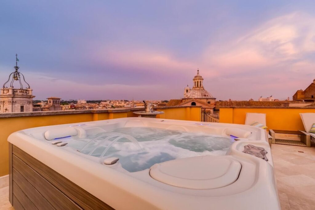 hotel queen navona rooftop - Les Escapades à Rome