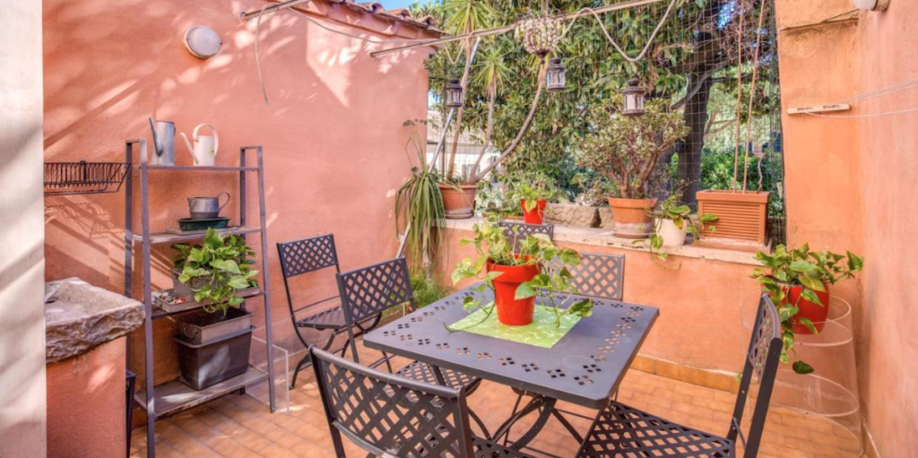 Terrasse de la Casa Fenarioli à Rome - Les Escapades à Rome